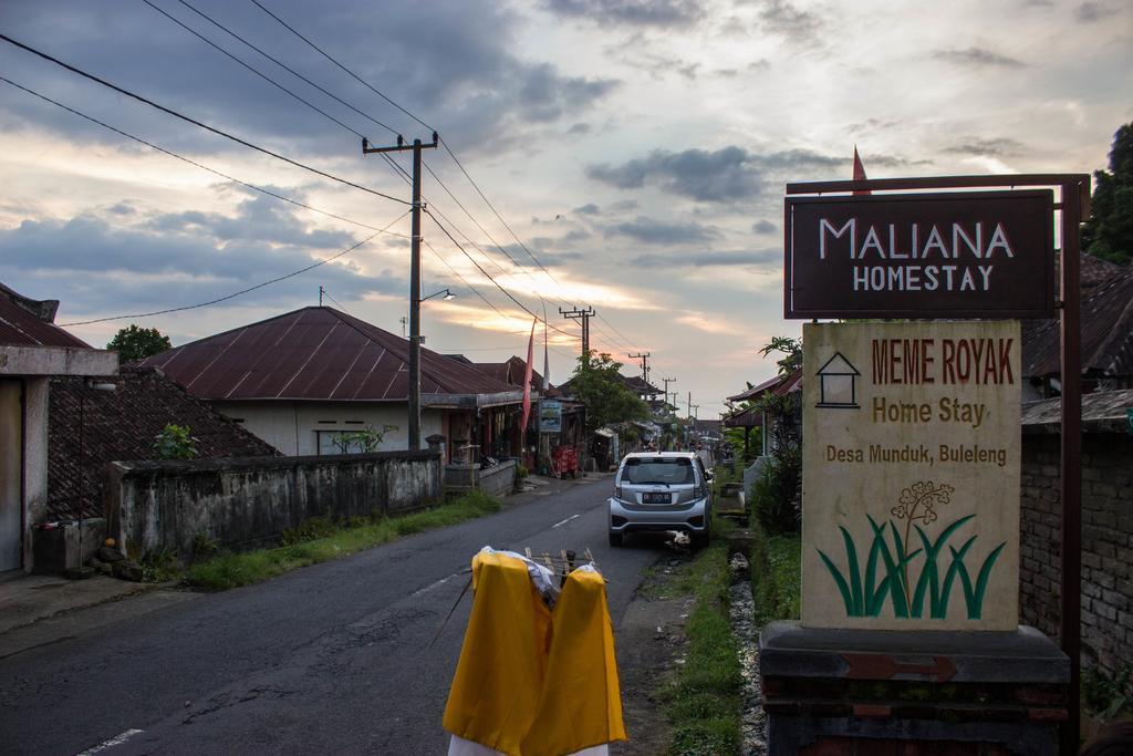 Maliana Homestay Munduk エクステリア 写真